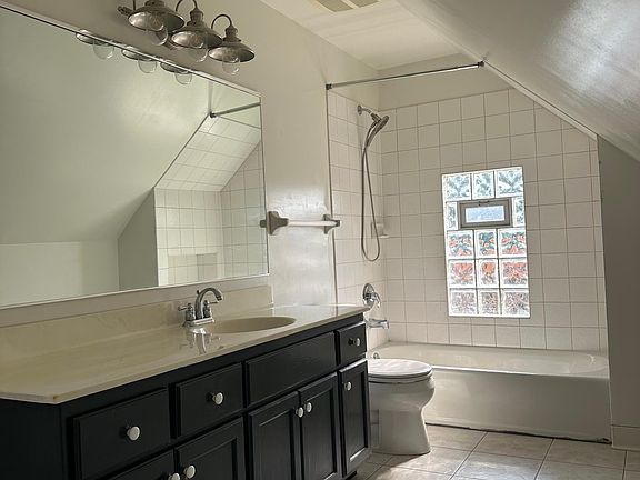 Huge bathroom with lots of storage