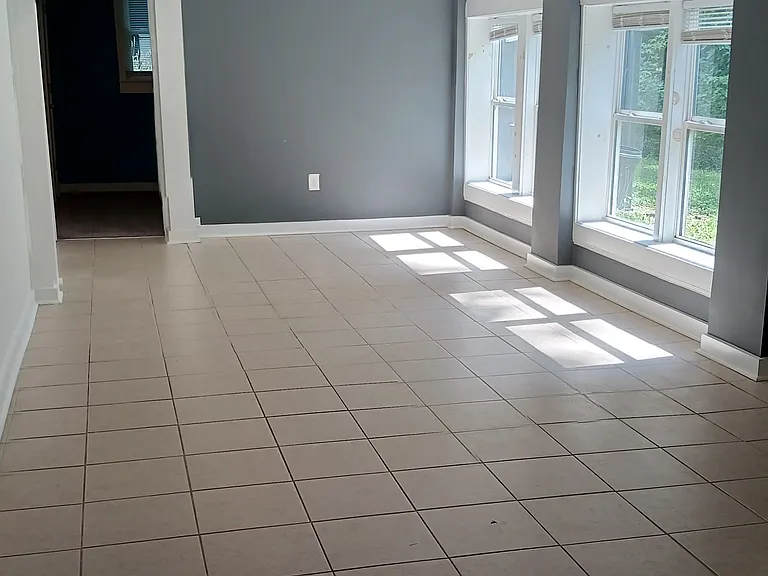 basement apartment has a spacious main room with great natural light