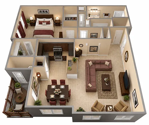 Floor plan Cameron