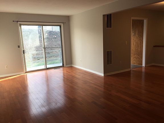 Living room with access to backyard