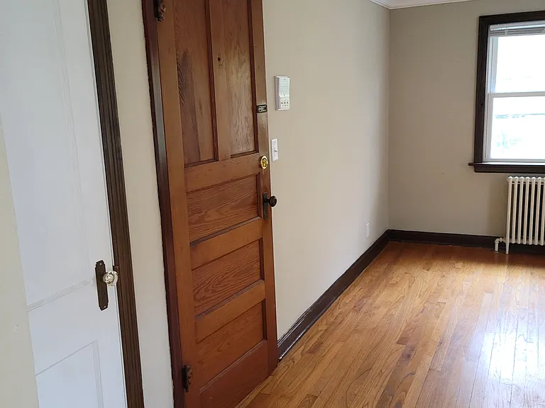 living room entry door and closet door