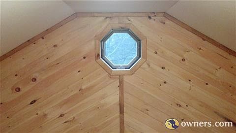 Cool window looks out on garden