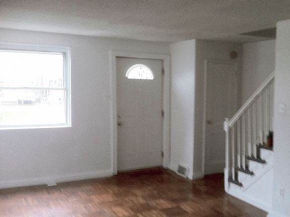 Living room, front door