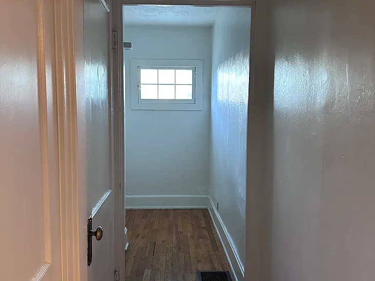 hallway with closet