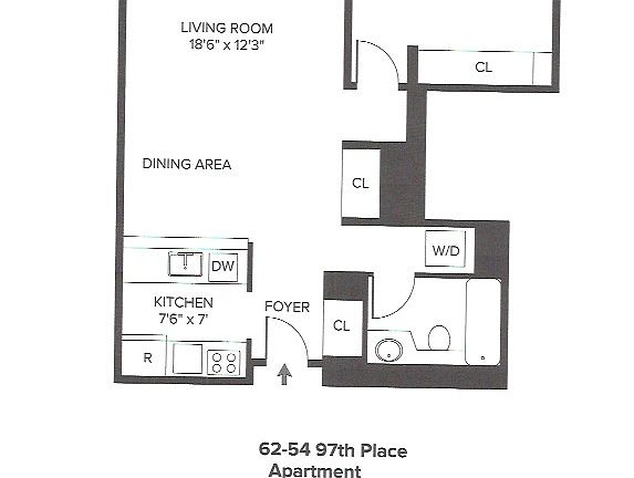 2nd image of 62-54 97th Pl #6G