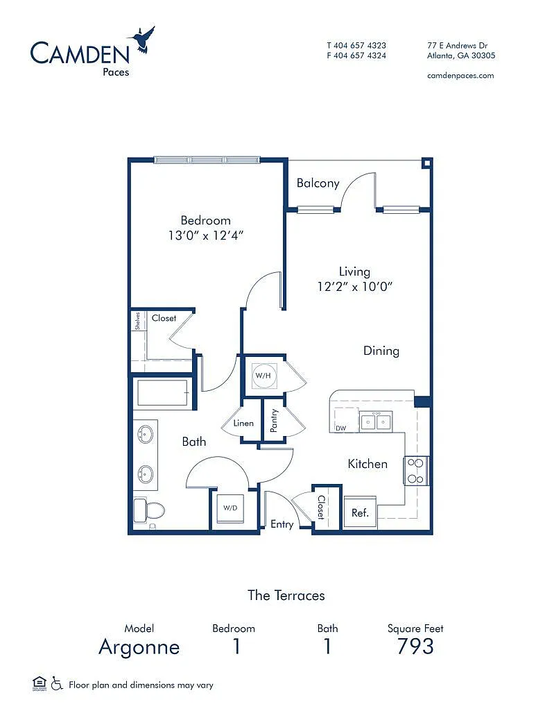 Floor plan Argonne