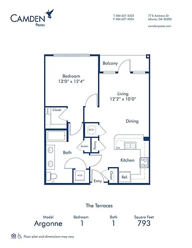 Floor plan Argonne