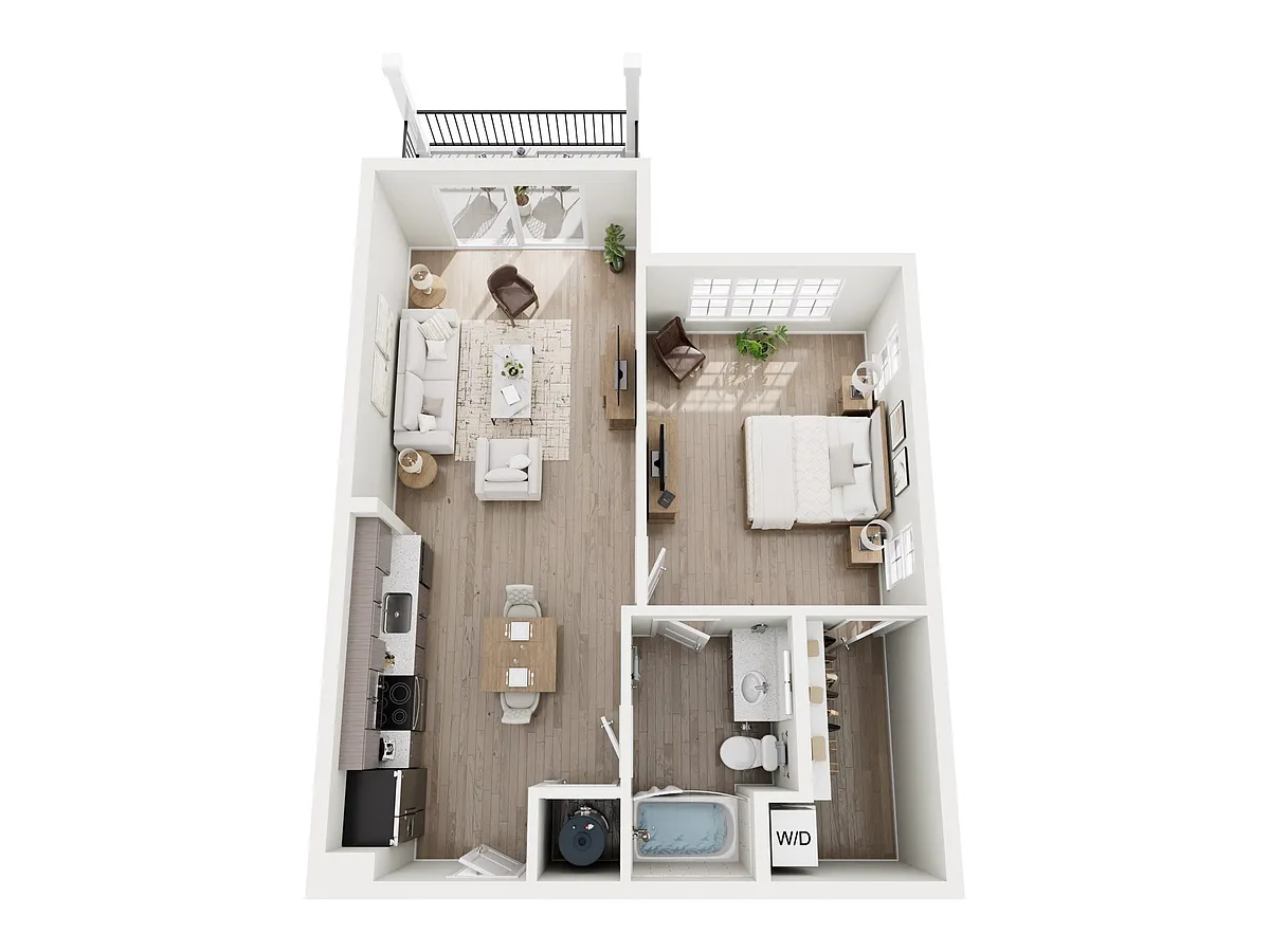 Floor plan 1B4b