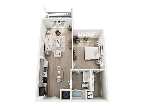 Floor plan 1B4b