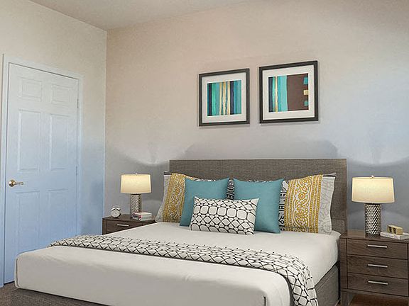 The Woodland Apartments Bedroom, Boerne, Texas