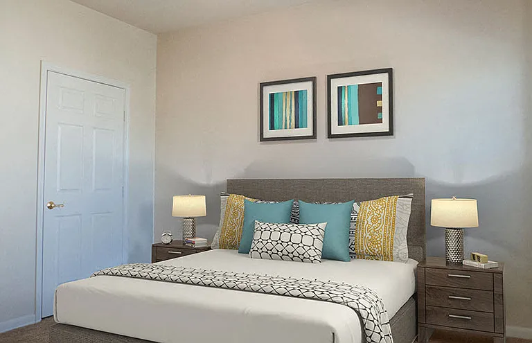 The Woodland Apartments Bedroom, Boerne, Texas