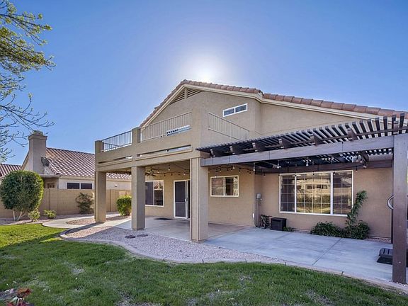 Rear with Balcony and Pergola