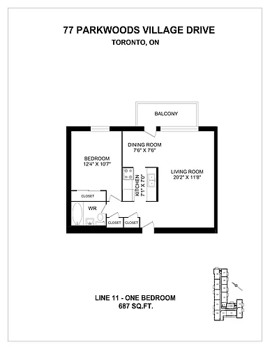 Floor plan 611