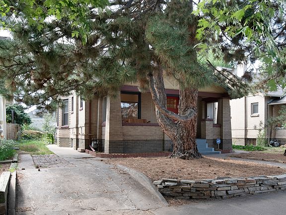 Front of house with driveway for off street parking