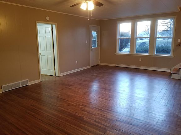Dining room and living room facing bedroom and patio room