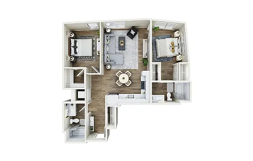 Floor plan 2X2 - D11