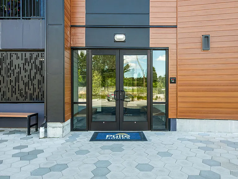 Front Entry into Building