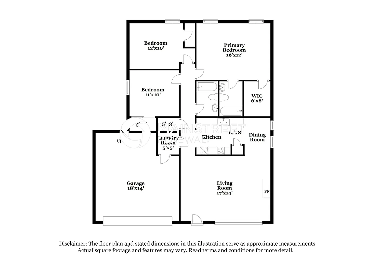 Floor Plan - 5824 Heatherglen Ter