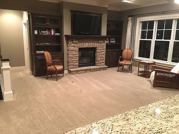 Fireplace and built ins