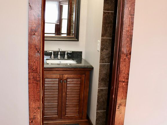 Remodeled bathroom off the bedroom