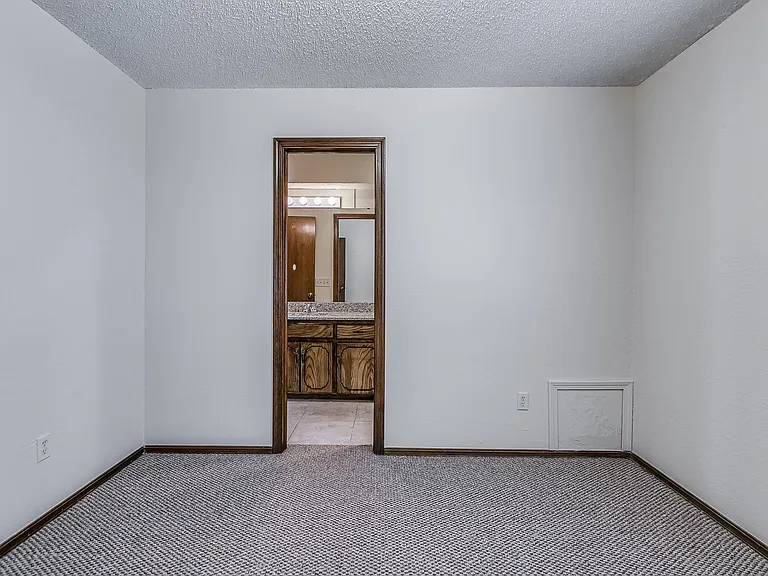 View into Jack and Jill bathroom from bedroom