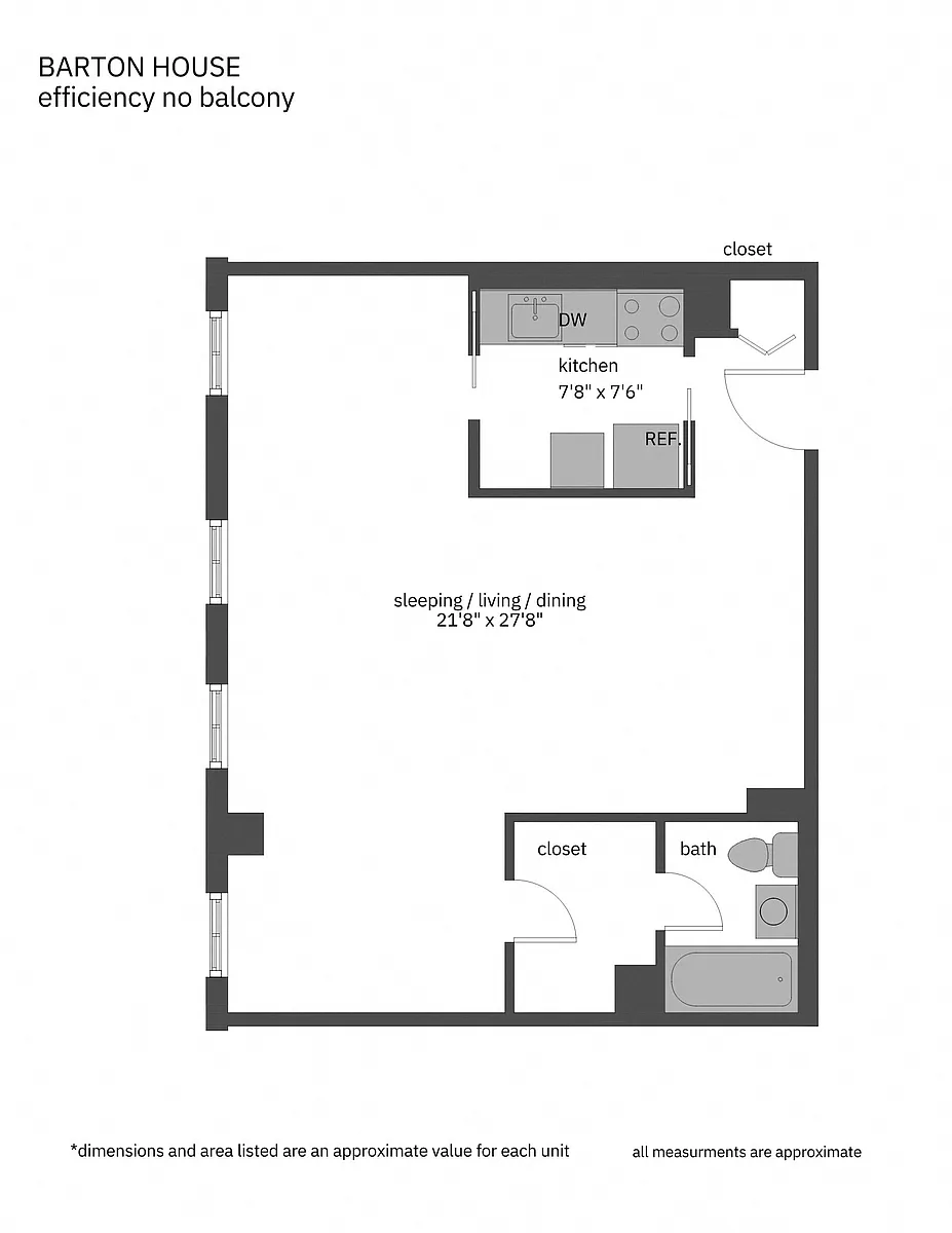 Floor plan Studio