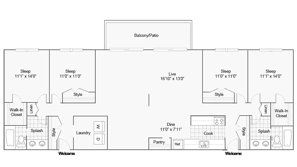 Floor plan Woods
