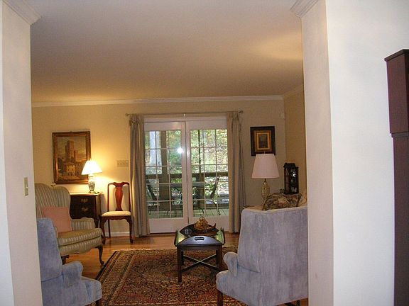 Foyer looking into living area