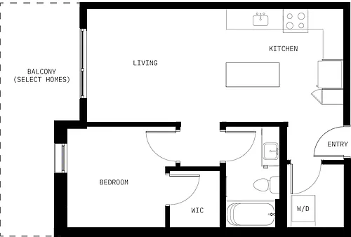Floor plan A6 MFTE