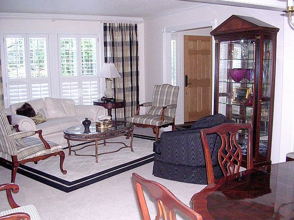 Formal Living room with fireplace