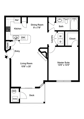 Floor plan Bridger