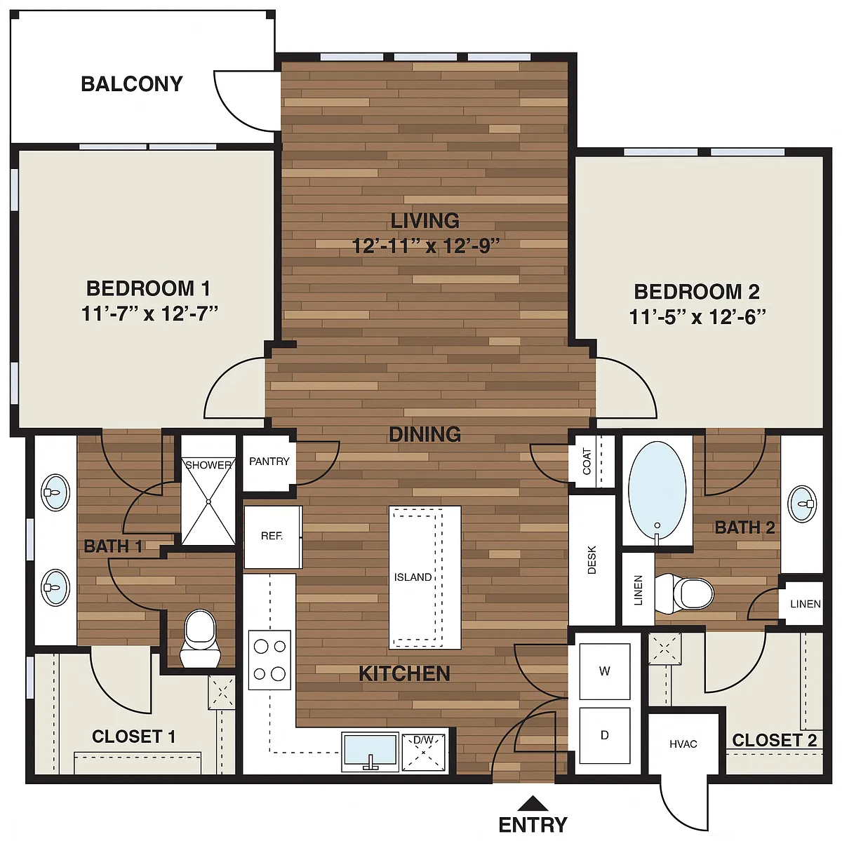 Floor plan B3- The Wilmington