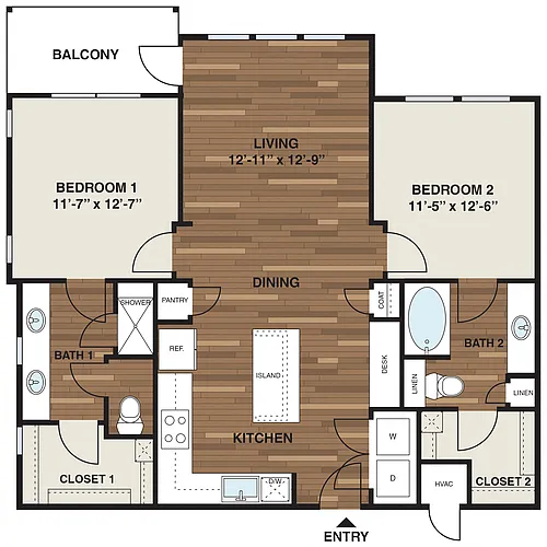Floor plan B3- The Wilmington