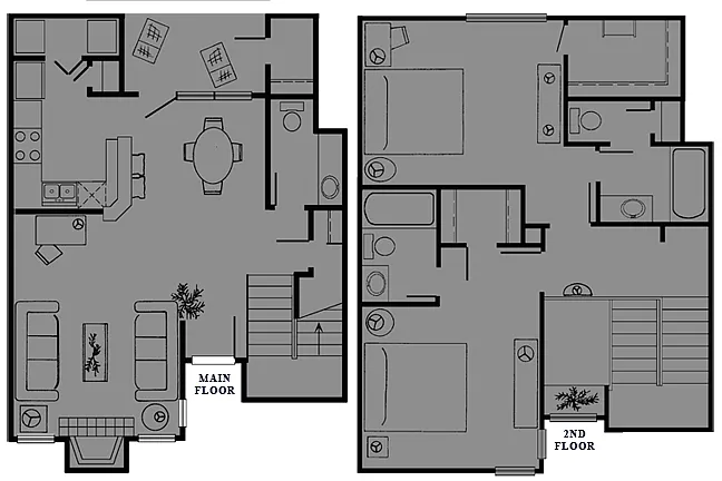 Floor plan H (TwnHm)