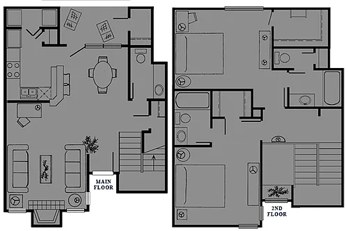 Floor plan H (TwnHm)