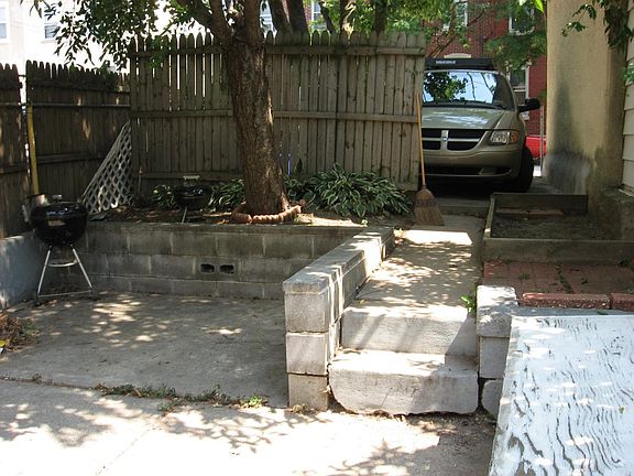 driveway/yard view