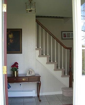Entry into expansive foyer