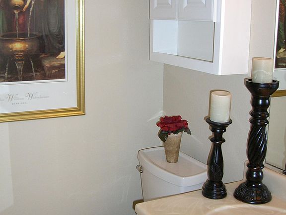 Master bath, upstairs hall bath & guest bath downstairs