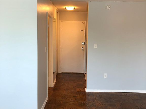 Hallway from front door and kitchen