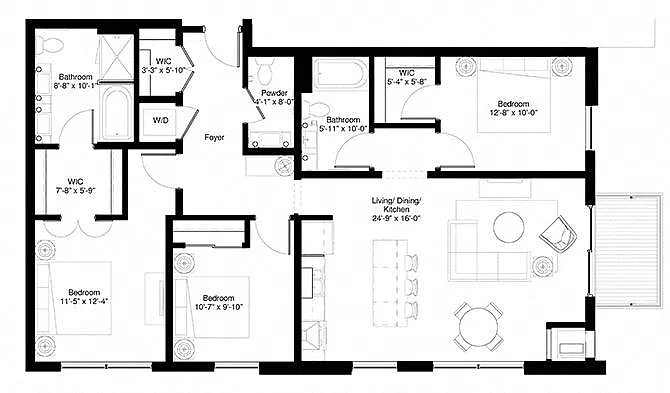 Floor plan Red Cedar