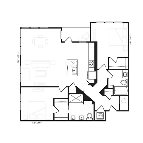 Floor plan B21
