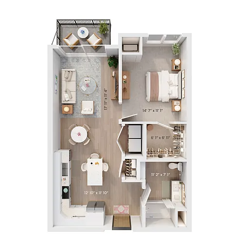 Floor plan Canary - ADA