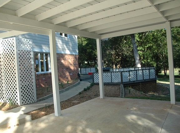 Carport and back deck