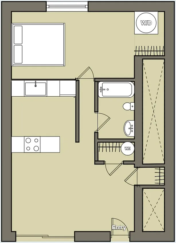 Floor plan 1X1