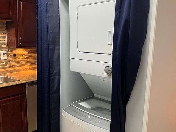 Washer and dryer included