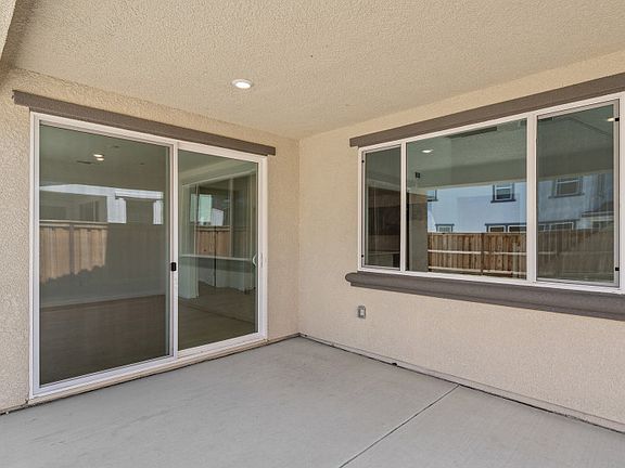 Covered patio off of the main living space