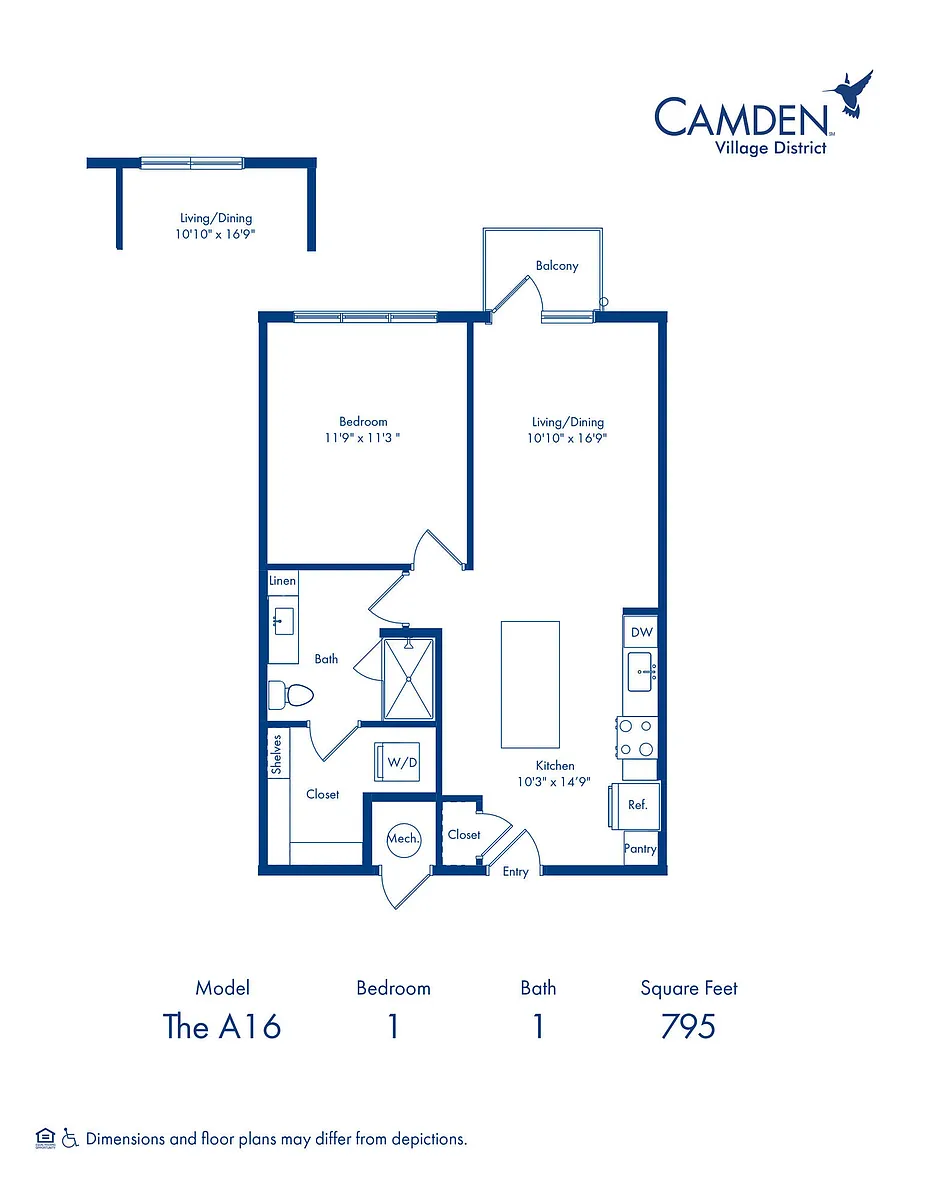 Floor plan A16