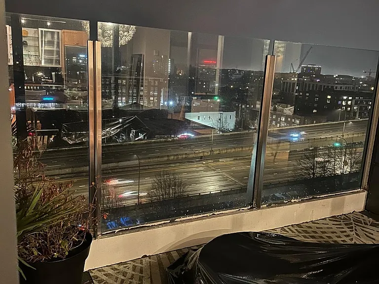 Amazing west hill views at night from the 120 foot outdoor patio