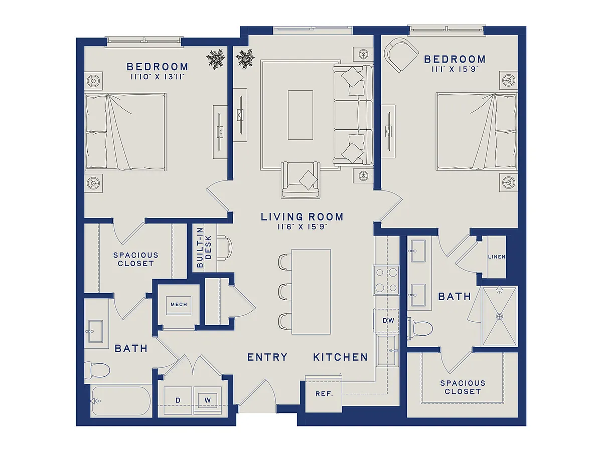 Floor plan B17
