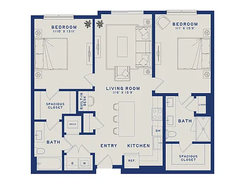 Floor plan B17